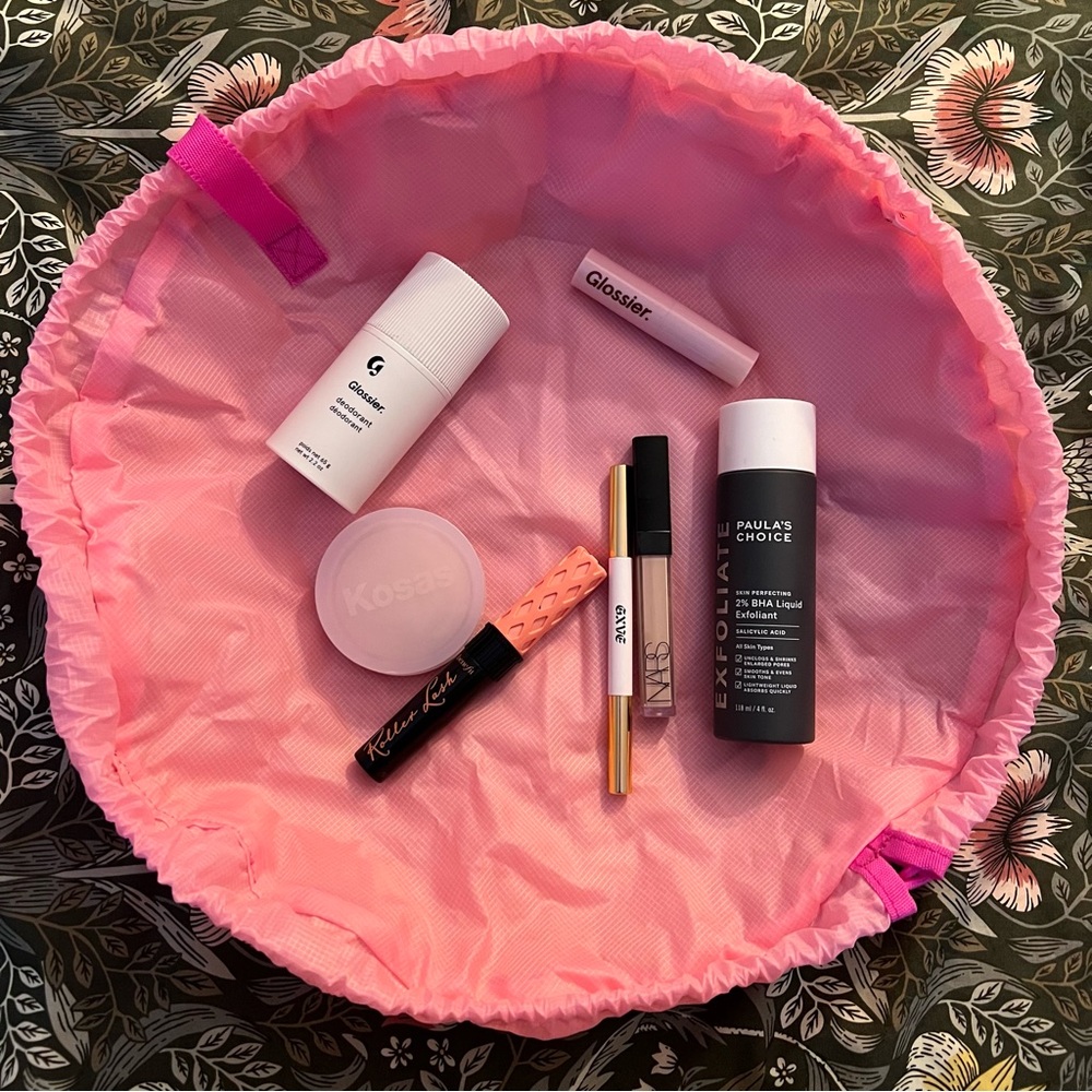 NEW Tarte Drawstring Makeup Bag
